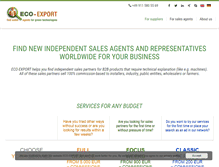 Tablet Screenshot of eco-export.com